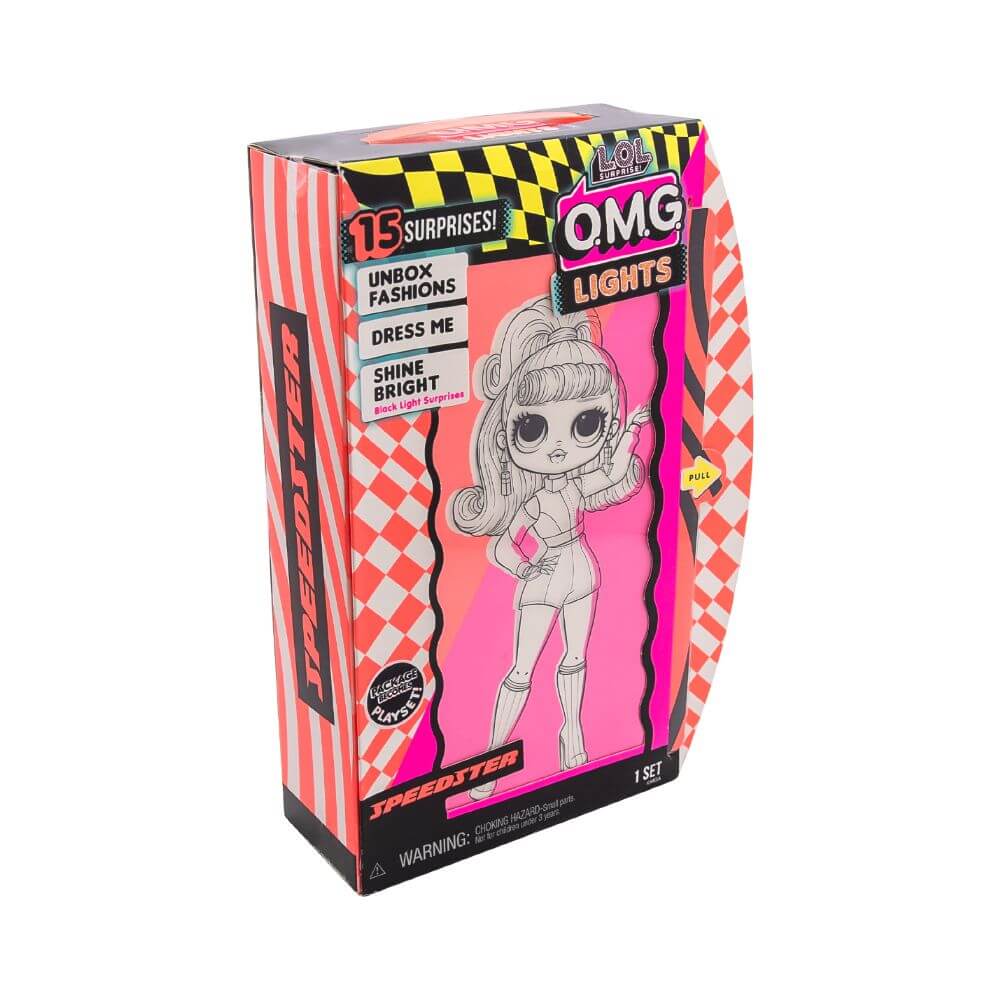 Большая кукла LOL Surprise OMG Lights Speedster Fashion Doll с 15 сюрпризами, разноцветная - 2